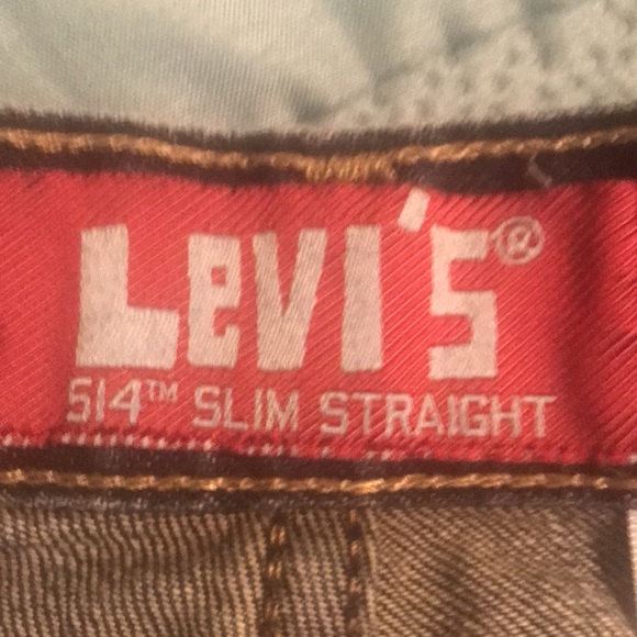 ❤️(84) Kids Levi’s 514 slim straight jeans size 12 regular. 26W by 26 1/2 - Picture 8 of 10